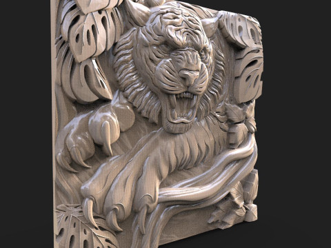 Tygrys CNC Model do druku 3D