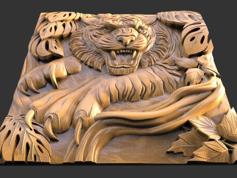 Tygrys CNC Model do druku 3D