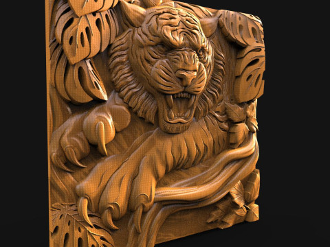 Tygrys CNC Model do druku 3D