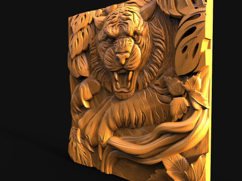 Tygrys CNC Model do druku 3D