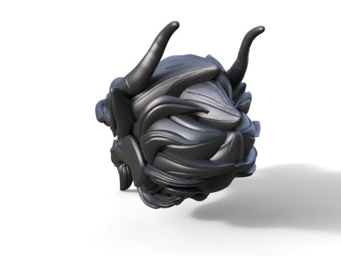Chinese Dragon head 3D Print Model
