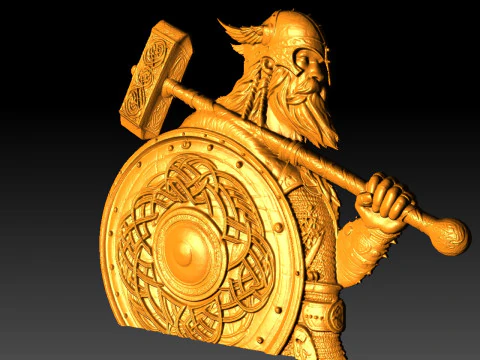 Thor viking 3D Print Model