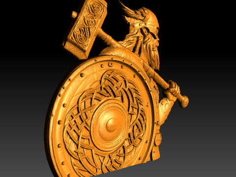 雷神维京人 3D 打印模型