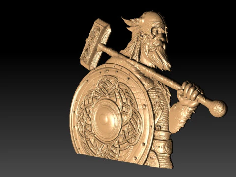 Thor viking 3D Print Model