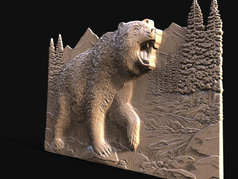 Bär CNC 3D Druckmodell