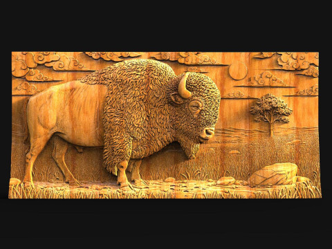 野牛数控 3D 打印模型