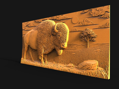 野牛数控 3D 打印模型