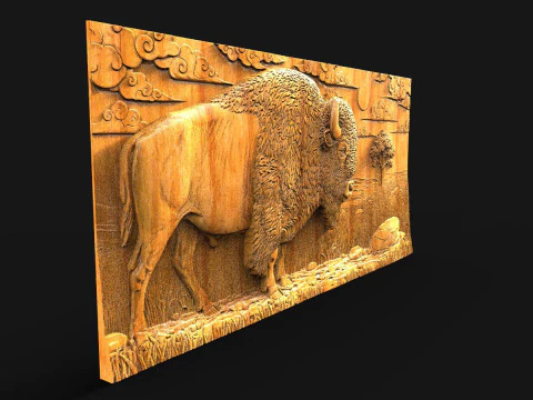 Bisons CNC Modèles 3D en vedette