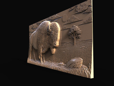 野牛数控 3D 打印模型