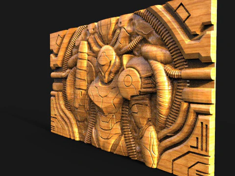 Metroid CNC 3D Print Model
