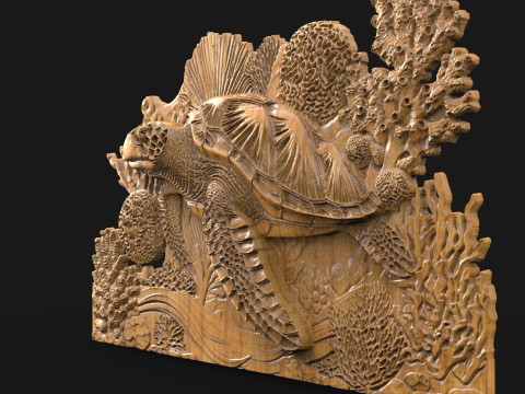 File STL tartaruga per stampa CNC e 3D Modello di stampa 3D