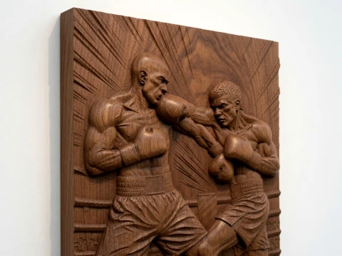 Boxing STL File for CNC and 3D Printing 3D Print Model