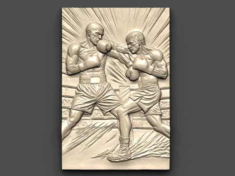 Boxing STL File for CNC and 3D Printing 3D Print Model