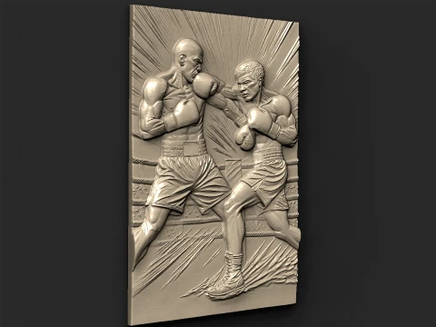 Boxing STL File for CNC and 3D Printing 3D Print Model