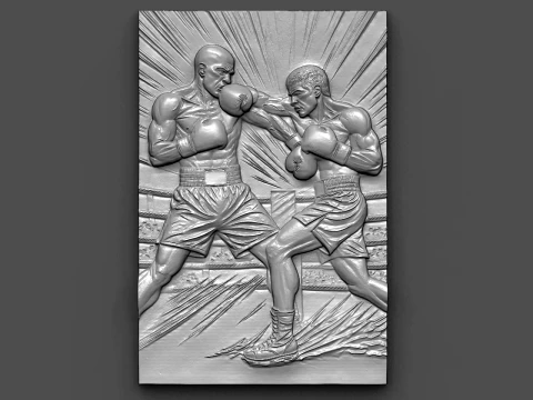 Boxing STL File for CNC and 3D Printing 3D Print Model