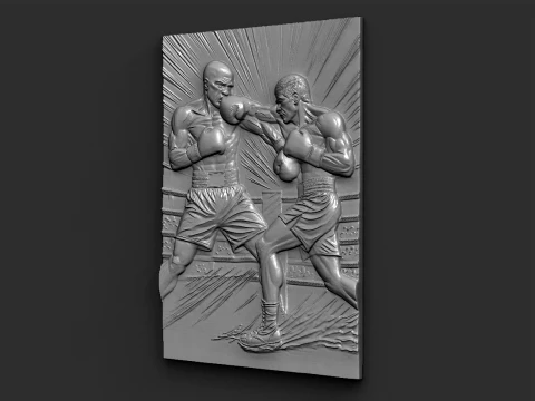 Boxing STL File for CNC and 3D Printing 3D Print Model