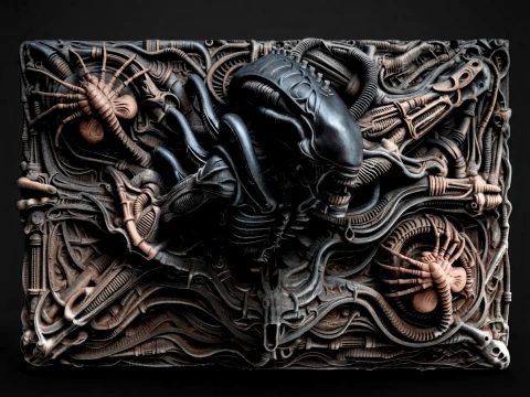 Alien Xenomorph modelo 3D Archivo STL para Impresin 3D 3D Print Model