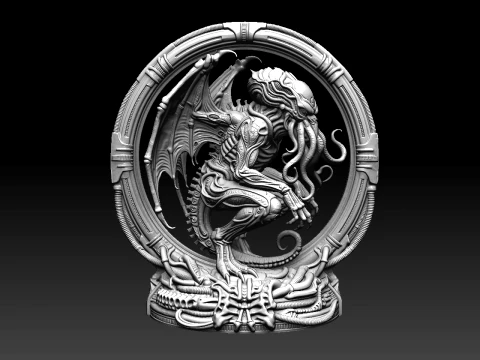 Cthulhu Statue STL file for 3D printing 3D Print Model
