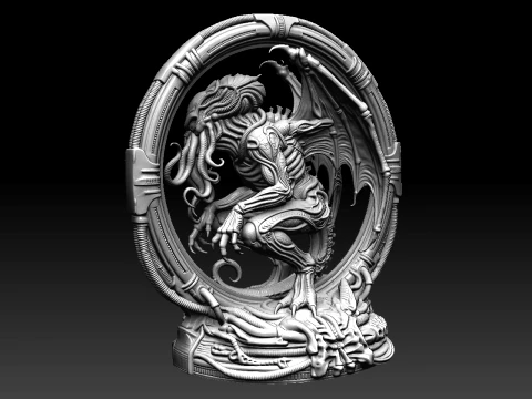 Cthulhu Statue STL file for 3D printing 3D Print Model