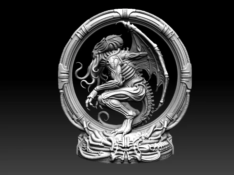 Cthulhu Statue STL file for 3D printing 3D Print Model