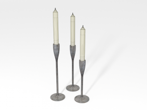 candlesticks 3D 모델