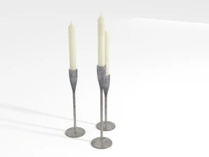candlesticks 3D Model