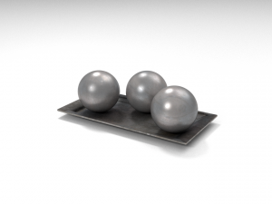 decorative balls tray 3D Model