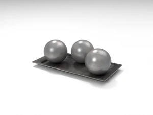 decorative balls tray 3D Model