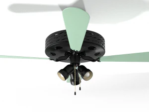 ceilling lamp-fan 3D Model