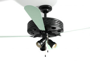 ceilling lamp-fan Model 3D