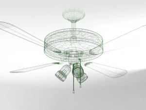 ceilling lamp-fan 3D Model