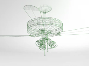 ceilling lamp-fan 3D Model