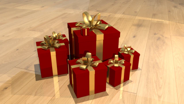 confezione regalo Modello 3D .c4d .max .obj .3ds .fbx .stl .blend 