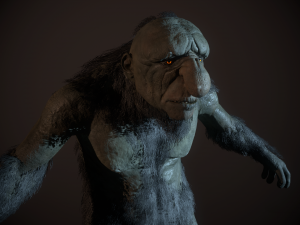 troll 3D 模型