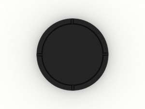 glass ashtray Model 3D