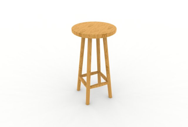 bar stool 3D 모델 .c4d .max .obj .3ds .fbx .stl .blend 