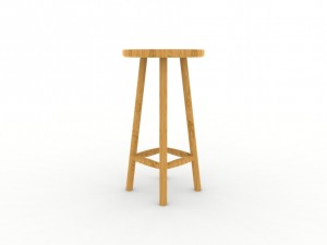 bar stool 3D 모델
