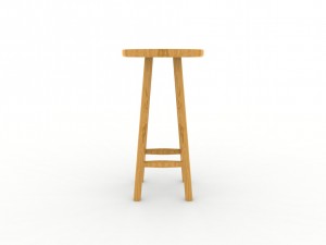 bar stool 3D 모델