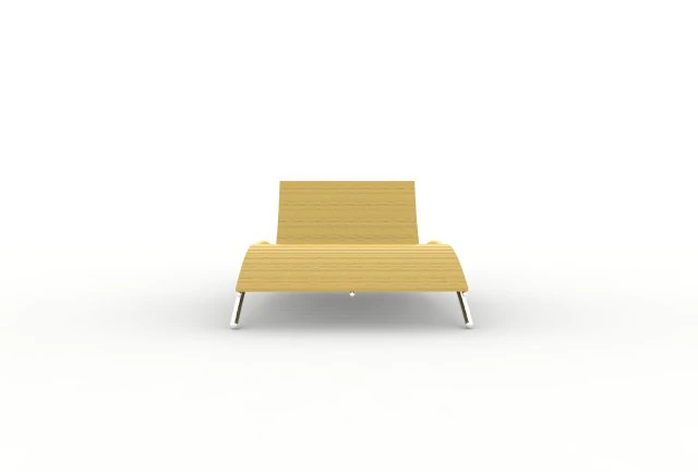 beach chair 3D Model .c4d .max .obj .3ds .fbx .stl .blend