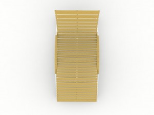 beach chair 3D 모델