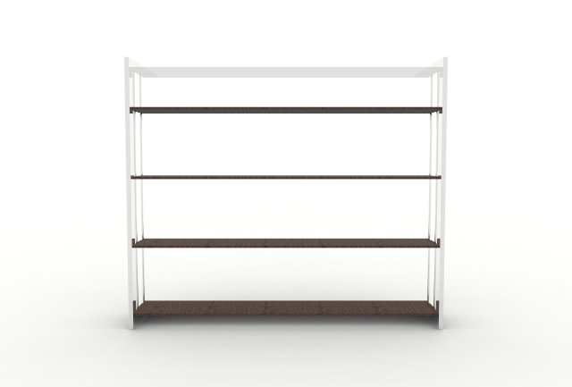 book shelf Modello 3D .c4d .max .obj .3ds .fbx .stl .blend 