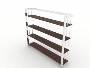 book shelf Modello 3D