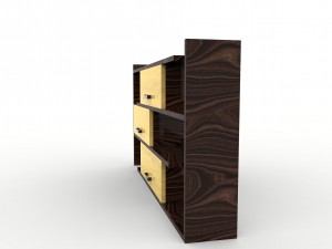 book shelf 3D मॉडल