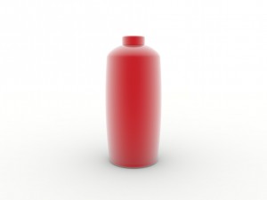 aluminum bottle Modèle 3D