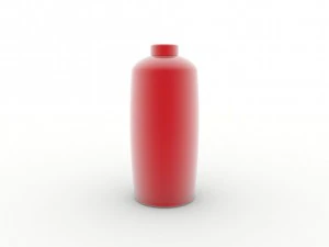 Aluminiumflasche 3D Modell