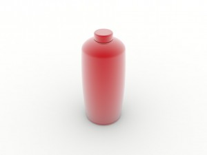 aluminum bottle Modelo 3D