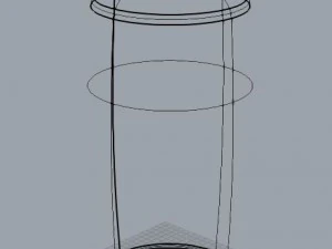 aluminum bottle 3D Model