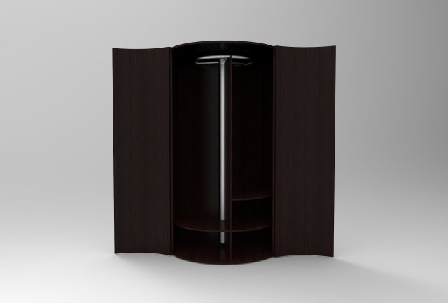round cabinet 3D Model .c4d .max .obj .3ds .fbx .stl .blend