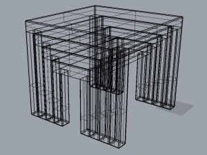 coffee table 3D 모델