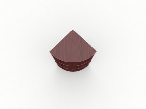 corner shelf Modello 3D